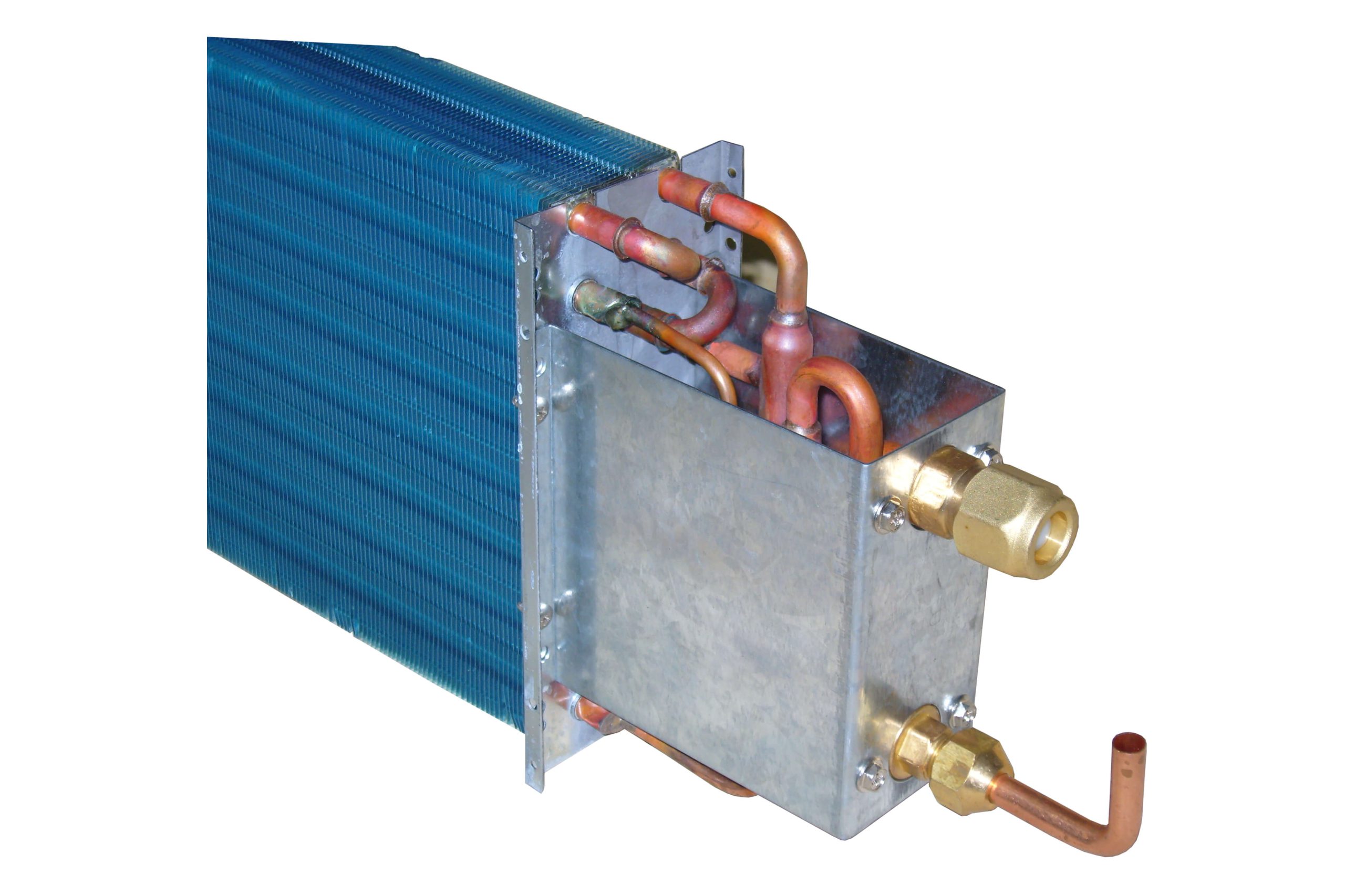 Direct expansion blower evaporation coil